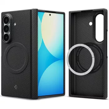 Spigen AirSkin Aramid MagSafe-hölje för Samsung Galaxy Z Fold 8 Ultra - matt svart