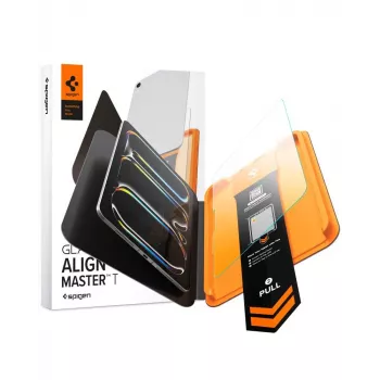 Spigen AlignMaster Glas.tR skärmskyddsfilm i härdat glas för iPad Pro 11 (2024-2025), transparent
