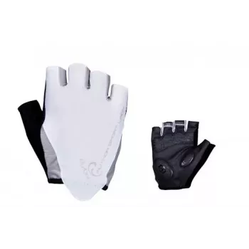Author Lady Sport Gel damcykelhandskar, korta fingrar, gelpolstring, svart/vit, storlek M