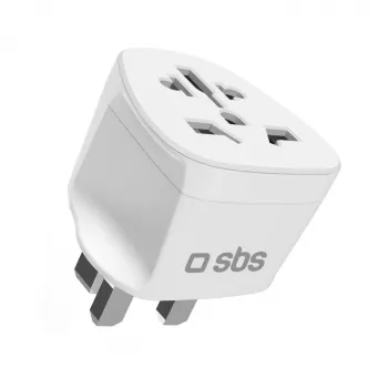SBS universell reseadapter för Storbritannien - vit