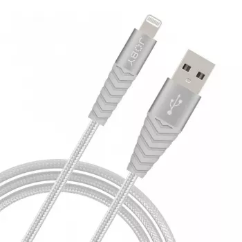 Joby ladd- och synkroniseringskabel Lightning, 1,2 m, silver (JB01814-BWW)