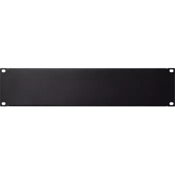 DS-IT 19 inch rackblindpanel 2U svart stål (DS-Blind2)