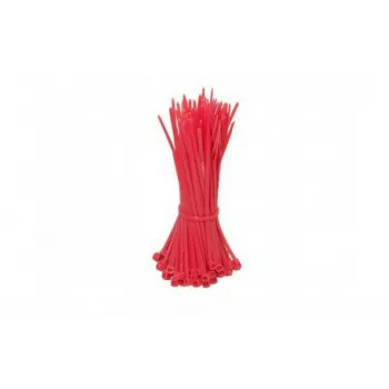 DSIT 200 mm röda nylonbuntband – 100-pack (kb_200mm_rood)