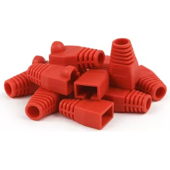 DSIT DANICOM RJ45 böjskyddshylsa röd 10 st