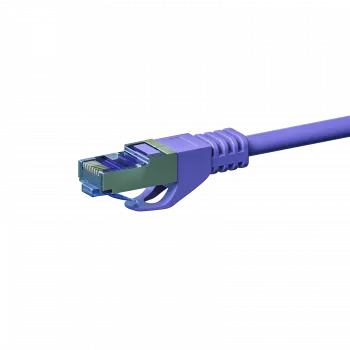 DSIT CAT 6a nätverkskabel LSOH - S/FTP - 3 meter - violett (DC-6A8-030)