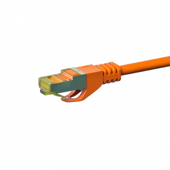 DSIT Cat.7 S/FTP PiMF RJ45 nätverkskabel, 5 m, orange