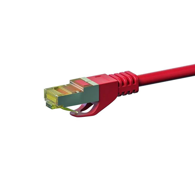 DSIT DC-75-200 Cat.7 S/FTP patchkabel, 20 m, röd