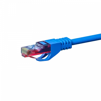 DSIT CAT6 nätverkskabel 100 % koppar – U/UTP – 10 meter – blå (DC-64-100)