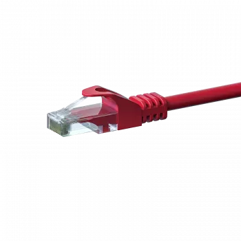 DSIT CAT 6 U/UTP nätverkspatchkabel 0,50 m röd CCA (DC-C65-005)