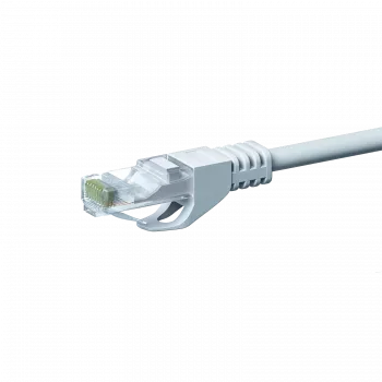 DSIT CAT5e U/UTP Ethernet-patchkabel, 0,25 m, vit, 100 % koppar, RJ45, Gigabit