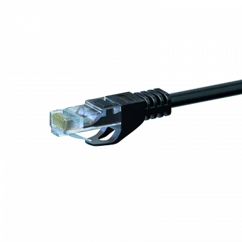 DSIT CAT5e nätverkspatchkabel U/UTP 3 m svart 100 % koppar (DC-50-030)