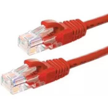 DSIT CAT5e U/UTP nätverkspatchkabel, 7 m, röd, 100 % koppar (DC-55-075)