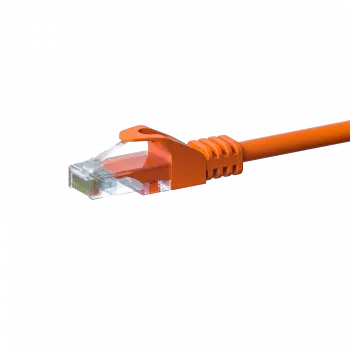 DSIT CAT5e U/UTP nätverkspatchkabel, 15 m, orange, 100 % koppar (DC-56-150)
