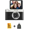 KODAK PixPro C1 svart kompakt digitalkamera med 16GB SDHC-kort