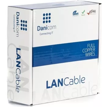 DSIT DANICOM CAT6A S/FTP 50 m LSZH Fca nätverksinstallationskabel