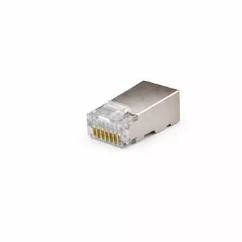 DSIT FTP RJ45 CAT5e nätverkskontakt för flexibla och massiva ledare - 10-pack