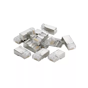 DSIT FTP RJ45 CAT6 nätverkskontakt för massivledarkabel - 10-pack