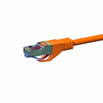 DSIT CAT 6a S/FTP LSOH nätverkskabel 15 m orange (DC-6A6-150)