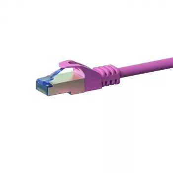 DSIT CAT 6a S/FTP LSOH nätverkspatchkabel, 30 m, rosa, 10Gbps, 500MHz, RJ45