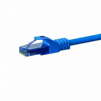 DSIT CAT6a U/UTP 100 % koppar nätverks-patchkabel, 15 m, blå (DC-U6A4-150)