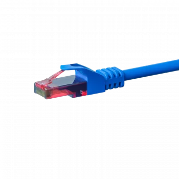 DSIT CAT6 Ethernet-patchkabel 100 % koppar U/UTP 20 m blå (DC-64-200)