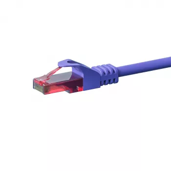 DSIT CAT6 nätverkskabel U/UTP 50 m violett 100 % koppar – DC-68-500