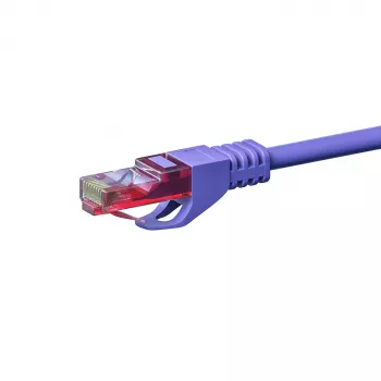 DSIT CAT6 nätverkskabel U/UTP 50 m violett 100 % koppar – DC-68-500