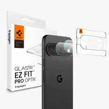 Spigen Optik Pro Glas.tR EZ Fit kameraschutz 2-pack för Google Pixel 11 klar