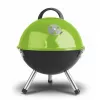FIELDMANN FZG 1000G kolgrill, 44 cm förkromat grillgaller, emaljerad stålkropp, trebent stativ, uttagbar askbehållare, svart