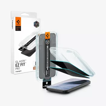 Spigen GLAS.tR EZ Fit Pro AC Privacy skärmskyddsfilm 2-pack för Google Pixel 9 Pro XL / 10 Pro XL / 11 Pro XL