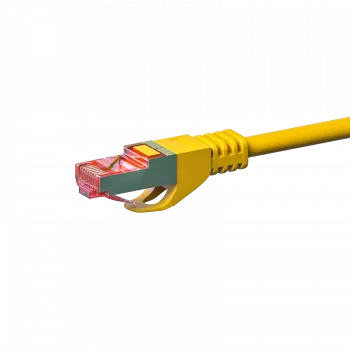 DSIT CAT 6 nätverkskabel LSOH - S/FTP - 10 meter - gul (DC-S67-100)