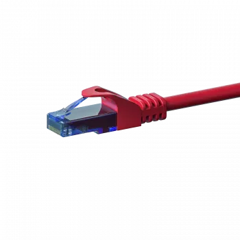 DSIT CAT6a nätverkskabel 100 % koppar - U/UTP - 2 meter - röd (DC-U6A5-020)
