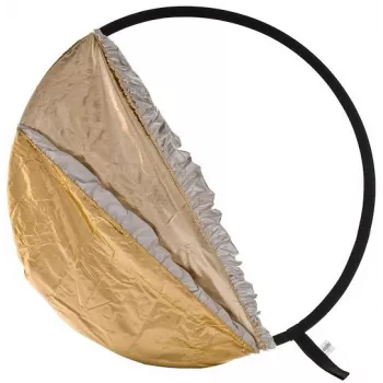 Manfrotto Bottletop-reflektor 5:1, 75 cm, guld/vit (LL LR3096)