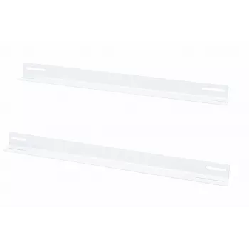 DSIT 19 inch rackskenor för 450 mm djupa väggskåp - vit