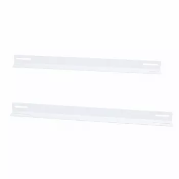 DSIT 19 inch rackskenor för 450 mm djupa väggskåp - vit