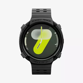 Spigen Rugged Armor Case för Samsung Galaxy Watch 8 / 9 (44 mm), Matte Black ACS10006