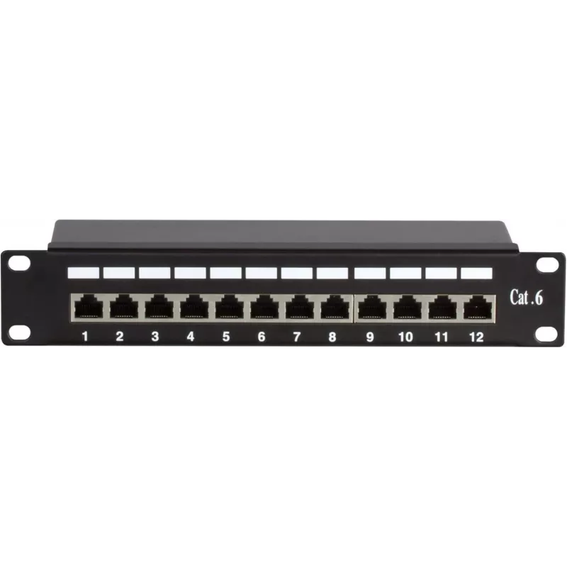 DSIT DS-10Patch6-12FTP 10 inch 12-portars FTP CAT6 patchpanel