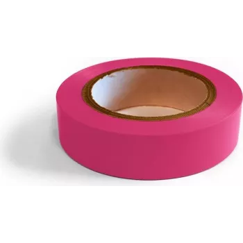 DSIT DC-Tape-Pink PVC-isoleringstejp, 19 mm x 10 m, lila, 600V, flamhämmande