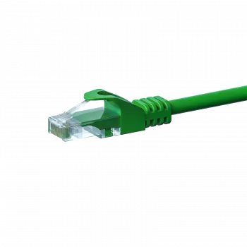 DSIT CAT5e U/UTP nätverks-patchkabel, 20 m, grön, 100 % koppar, RJ45, Gigabit Ethernet, 100 MHz
