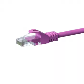 DSIT CAT5e nätverkskabel U/UTP 20 m rosa 100 % koppar (DC-59-200)
