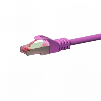 DSIT Cat 6 S/FTP LSOH nätverks-patchkabel, RJ45, rosa, 1,5 m