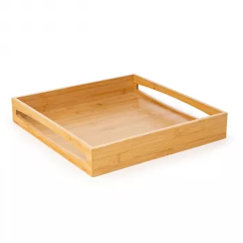 Leopold Vienna Franca serveringsbricka i bambu 35x35 cm kvadratisk natur LV618005