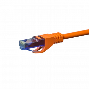 DSIT CAT6a nätverkskabel 100 % koppar - U/UTP - 2 m - orange (DC-U6A6-020)
