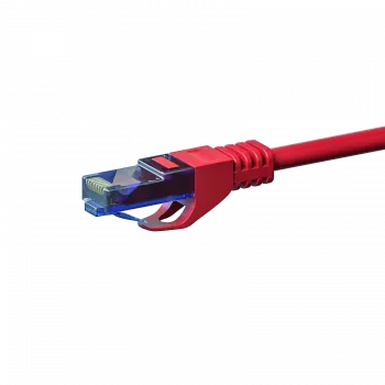 DSIT CAT6a Ethernet-patchkabel 100 % koppar U/UTP 3 m röd