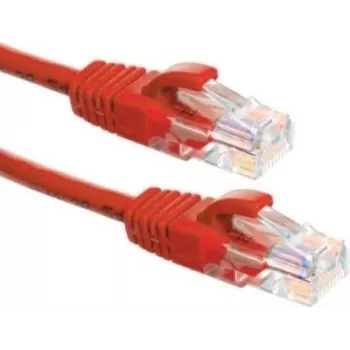 DSIT DC-U6A5-500 CAT6A RJ45 nätverks-patchkabel, 50 m, röd