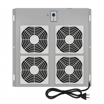 DSIT DS-FT-OUT ventilationsenhet med 4 fläktar och termostat för utomhuskabinetter till nätverksskåp