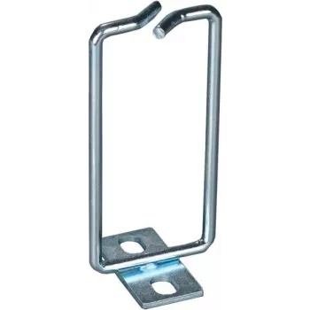 DSIT kabelring 40 x 80 mm DS-Cablering-2 - svart pulverlackerad stålkabelhanteringsbygel för 19 inch rack