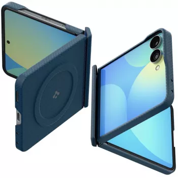 SPIGEN AirSkin Aramid MagSafe-skal för Samsung Galaxy Z Flip 8 – navy