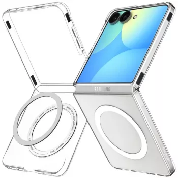 SPIGEN AirSkin MagSafe Galaxy Z Flip 8 skal transparent/vit