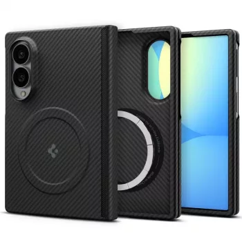 Spigen AirSkin Aramid MagSafe-skal för Samsung Galaxy Z Fold 8 – svart